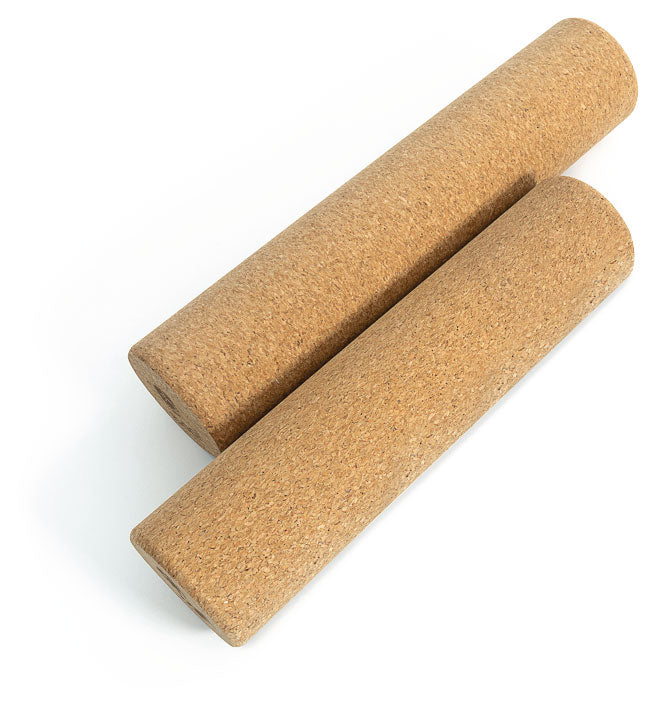Two cork rollers for Pilates